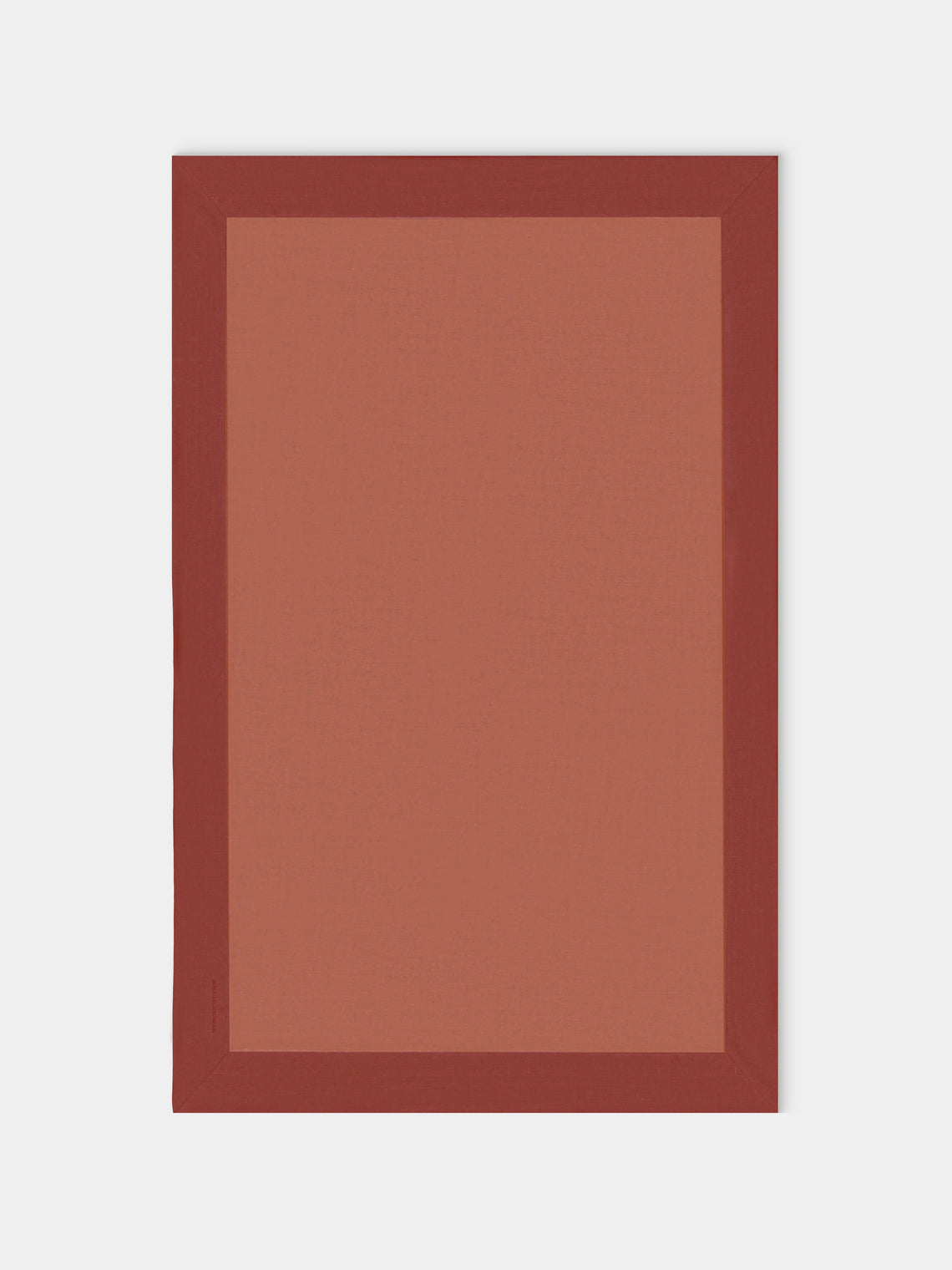 Borgo delle Tovaglie - Bauhaus Linen Rectangular Tablecloth - Orange - ABASK