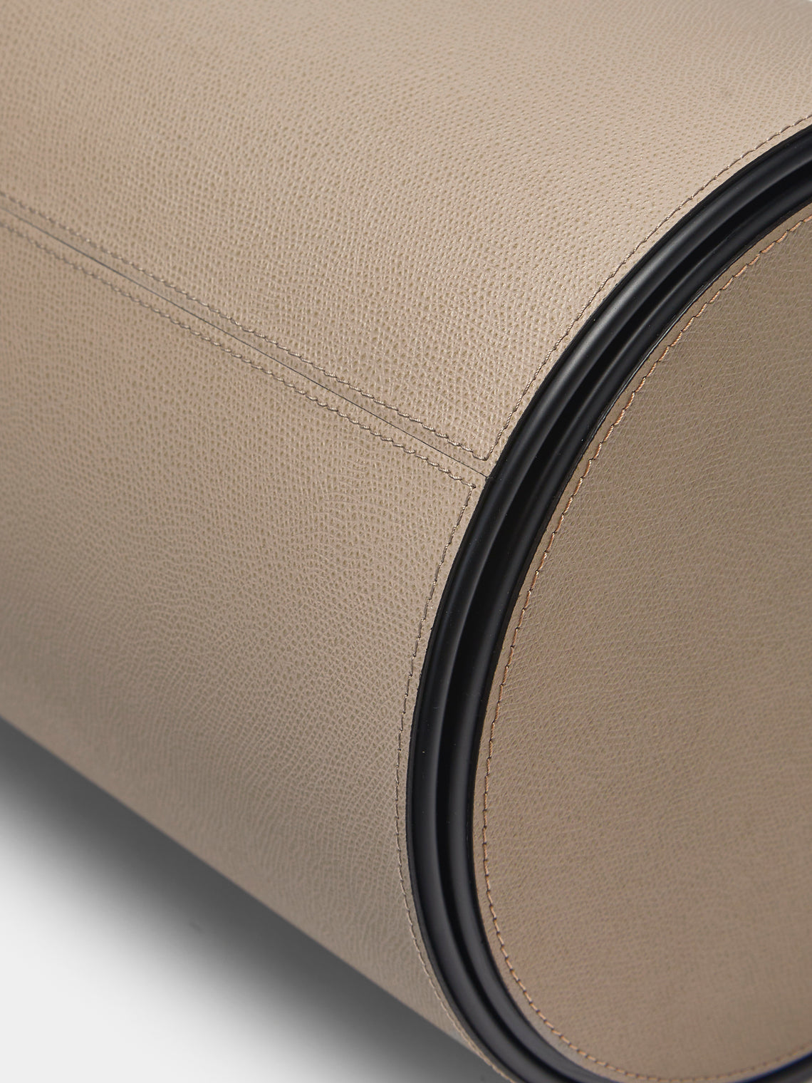 Giobagnara - Jazz Leather Pedal Bin - Beige - ABASK