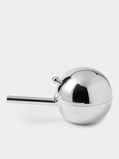Antique and Vintage - 1970s Silver-Plated Sugar Bowl - Silver - ABASK - 