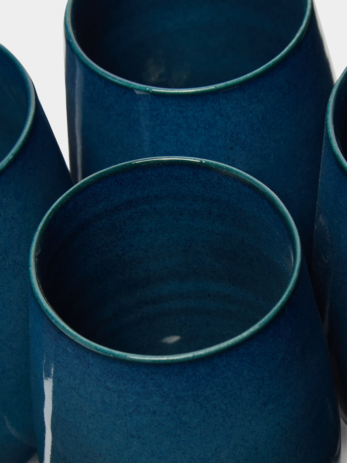 Mervyn Gers Ceramics - Hand-Glazed Ceramic Tall Cups (Set of 4) -  - ABASK