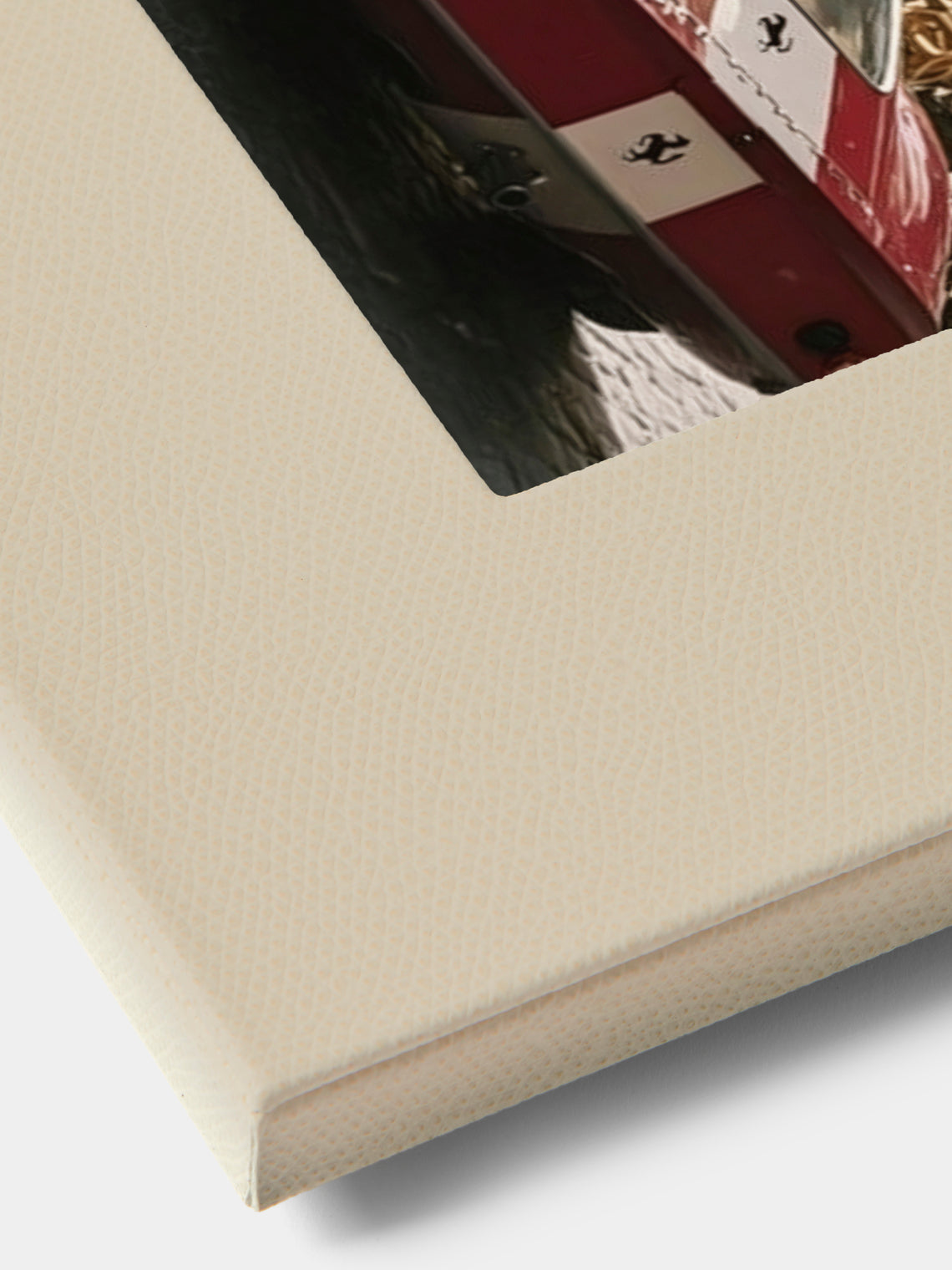 Pinetti - Leather Photo Frame (5x7") - Cream - ABASK