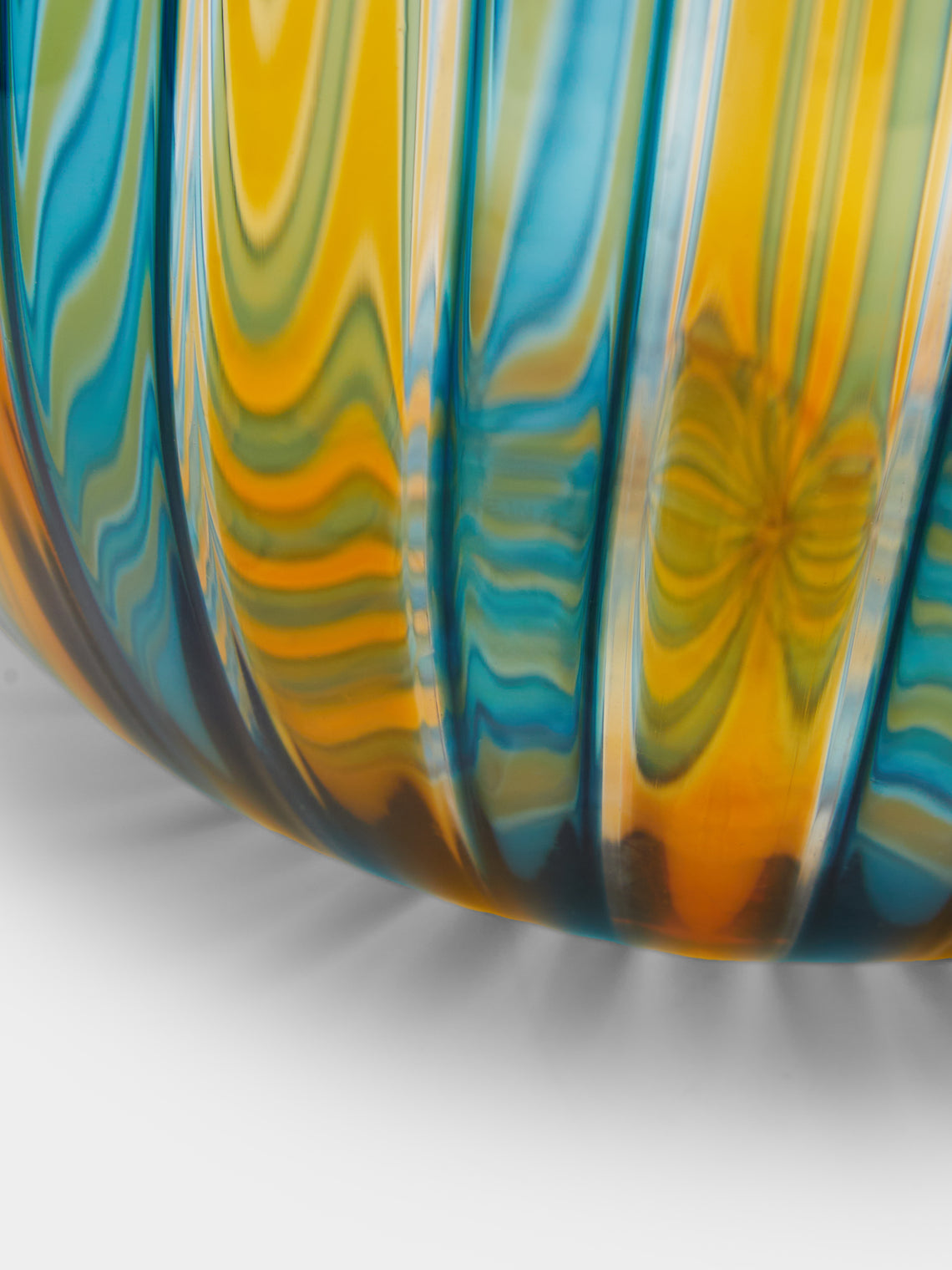 Venini - Fazzoletto Hand-Blown Murano Glass Medium Vase -  - ABASK