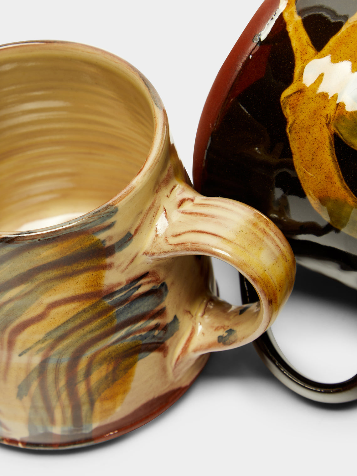 Mike Parry - Slipware Mugs (Set of 4) -  - ABASK