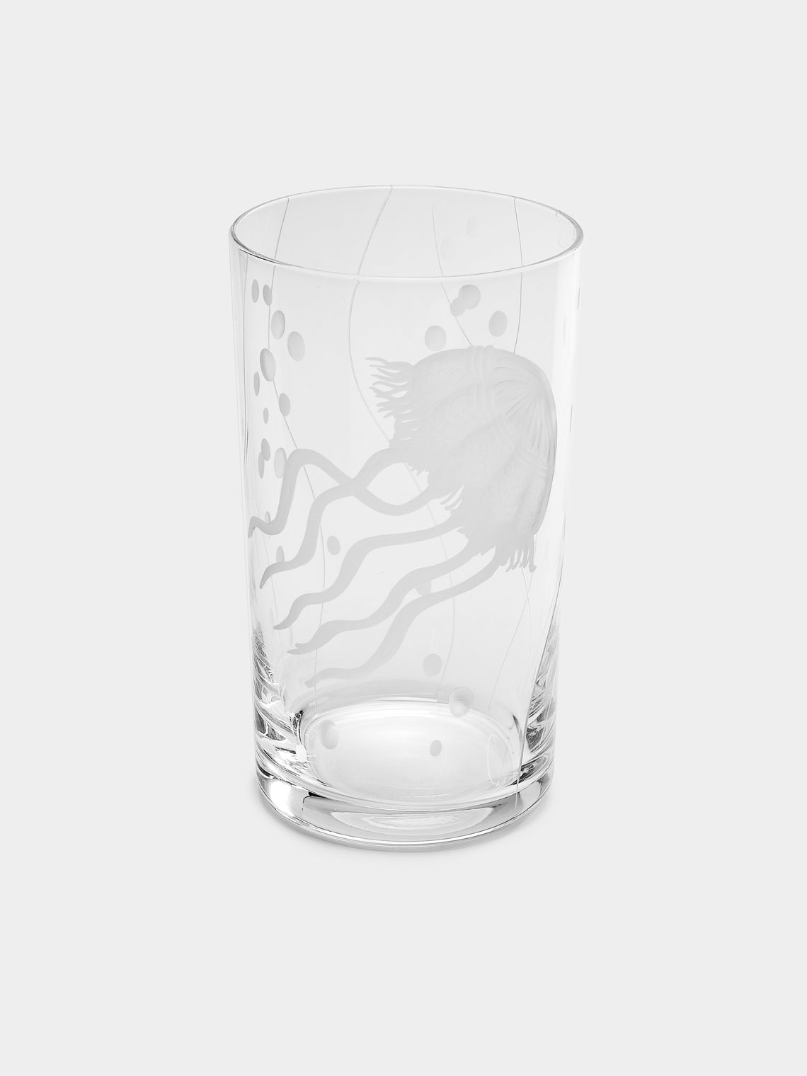 Artel - Sea Life Hand-Engraved Crystal Tall Tumblers (Set of 6) -  - ABASK