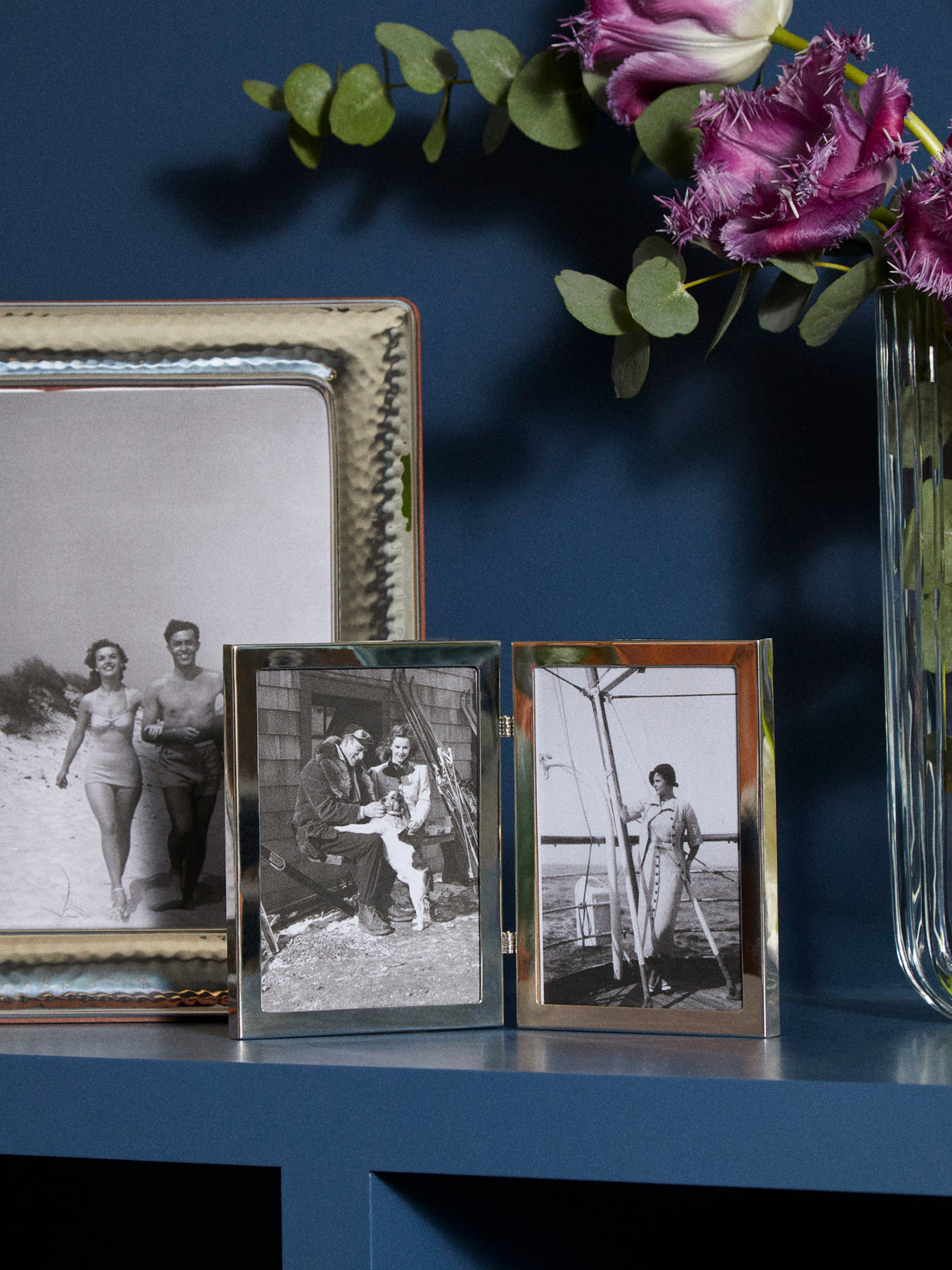 William & Son - Sterling Silver Double Photo Frame -  - ABASK