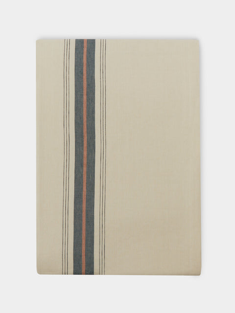 Libeco - Gypsum Belgian Linen Large Rectangular Tablecloth -  - ABASK - 
