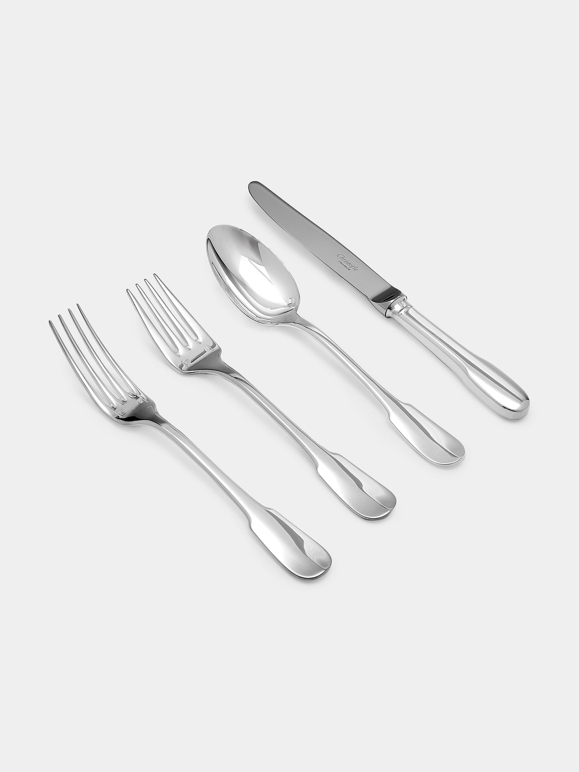 Christofle - Cluny Silver-Plated Starter/Dessert Cutlery (Set of 4) - Silver - ABASK
