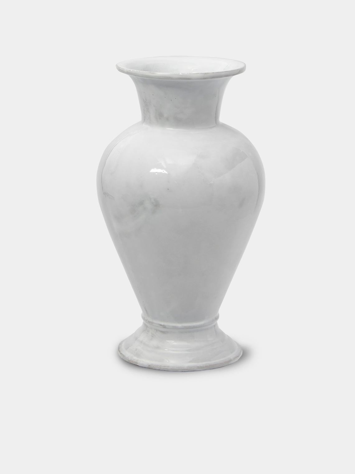 Astier de Villatte - Hand-Glazed Ceramic Large Vase - White - ABASK - 
