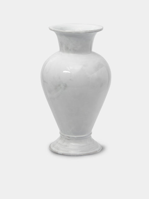 Astier de Villatte - Hand-Glazed Ceramic Large Vase - White - ABASK - 