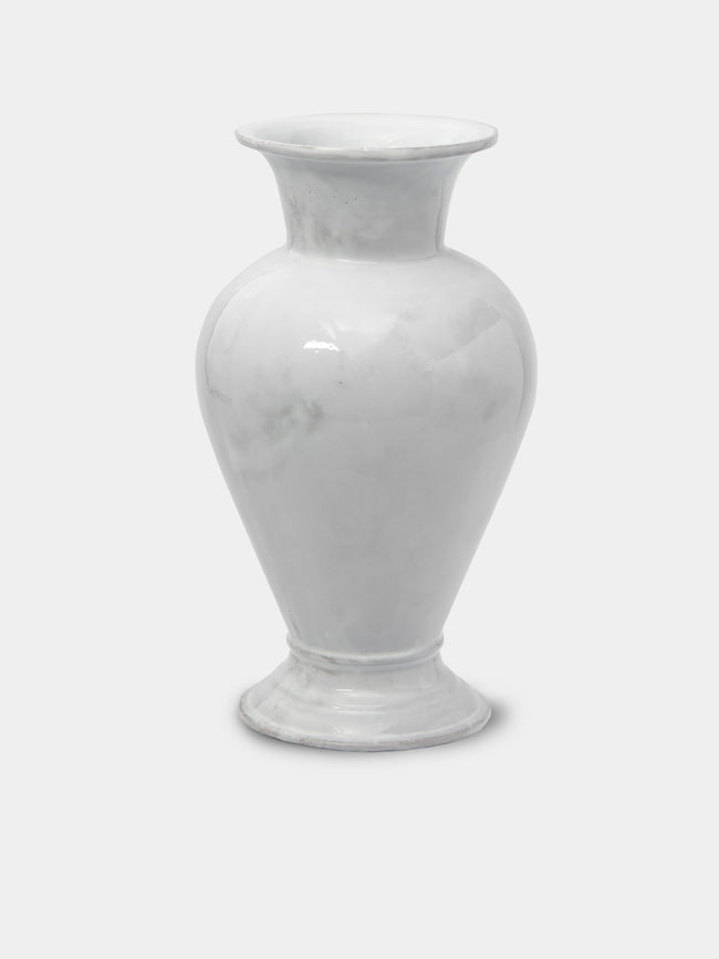 Astier de Villatte - Hand-Glazed Ceramic Large Vase - White - ABASK - 