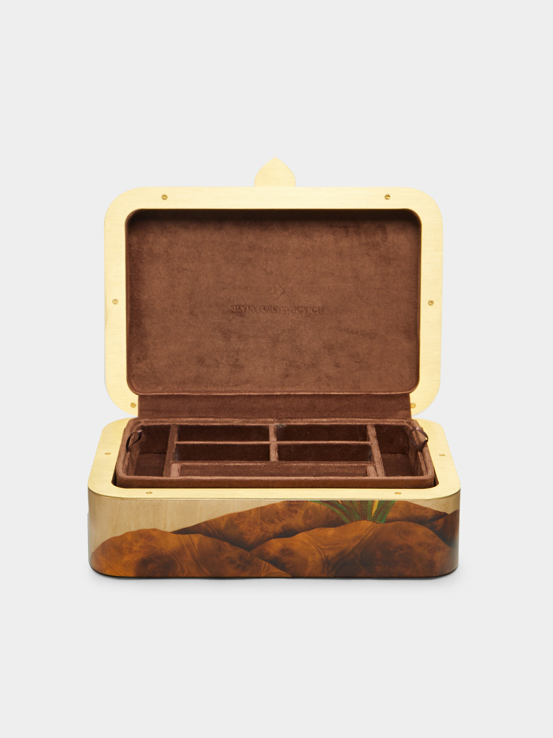 Silvia Furmanovich - Bird Marquetry Wood Jewellery Box -  - ABASK