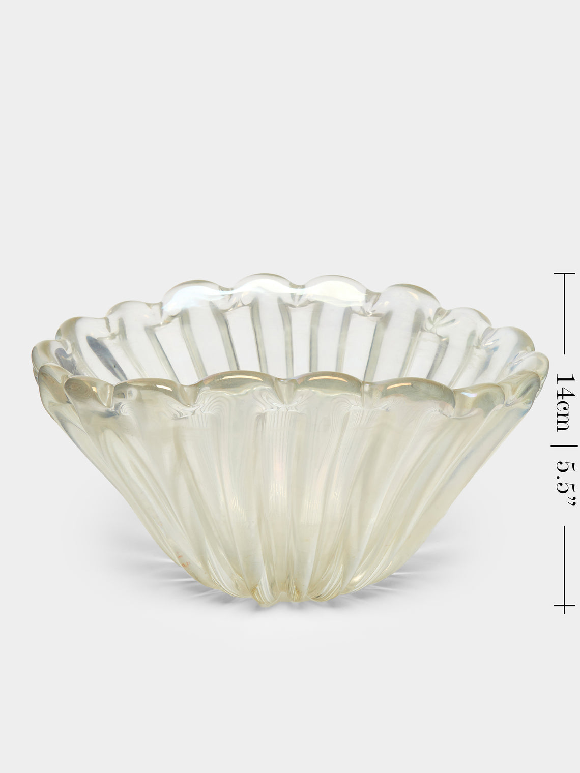Antique and Vintage - 1940s Ercole Barovier Shell Glass Vase -  - ABASK