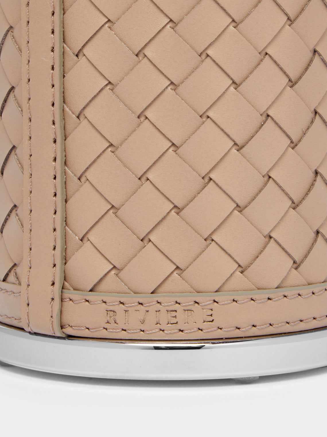 Riviere - Woven Leather Soap Dispenser - Tan - ABASK