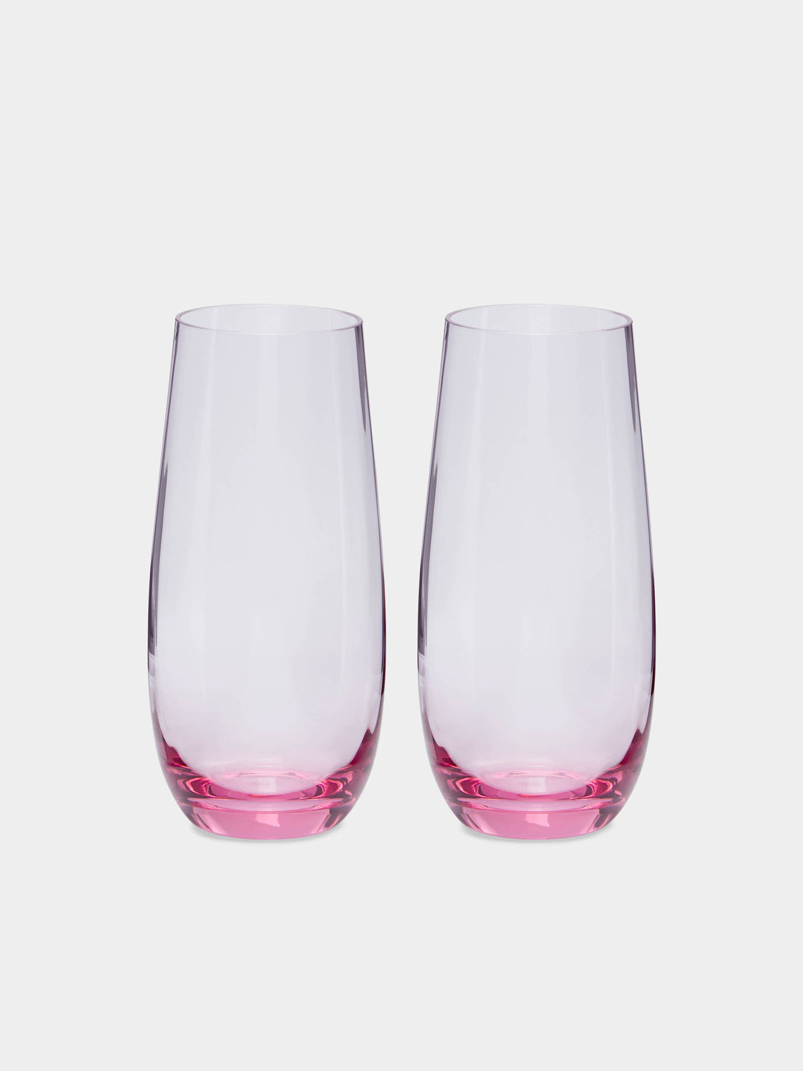 Moser - Optic Hand-Blown Crystal Water Glasses (Set of 2) -  - ABASK