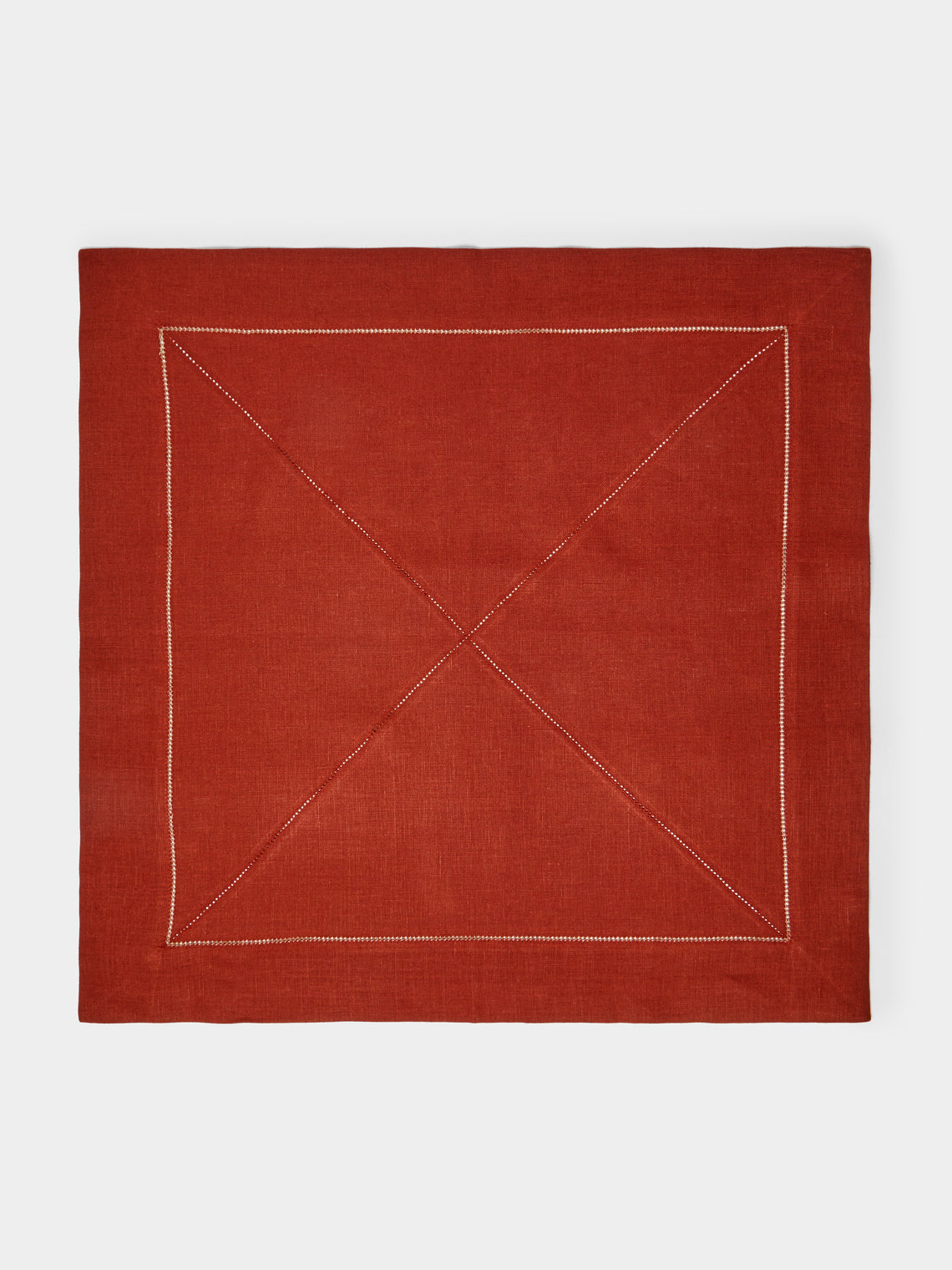 Peter Speliopoulos Projects - Hem-Stitch Linen Napkins (Set of 4) -  - ABASK