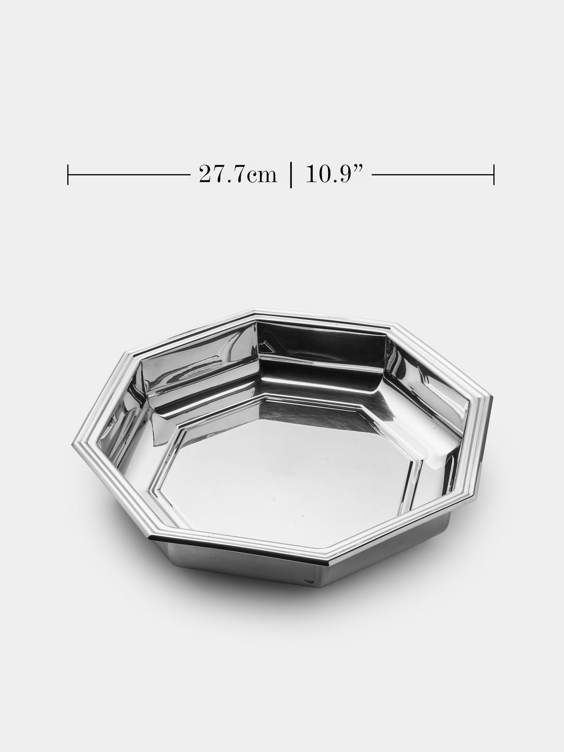 Antique and Vintage - 1910 Tiffany NY Sterling Octagonal Platter - Silver - ABASK