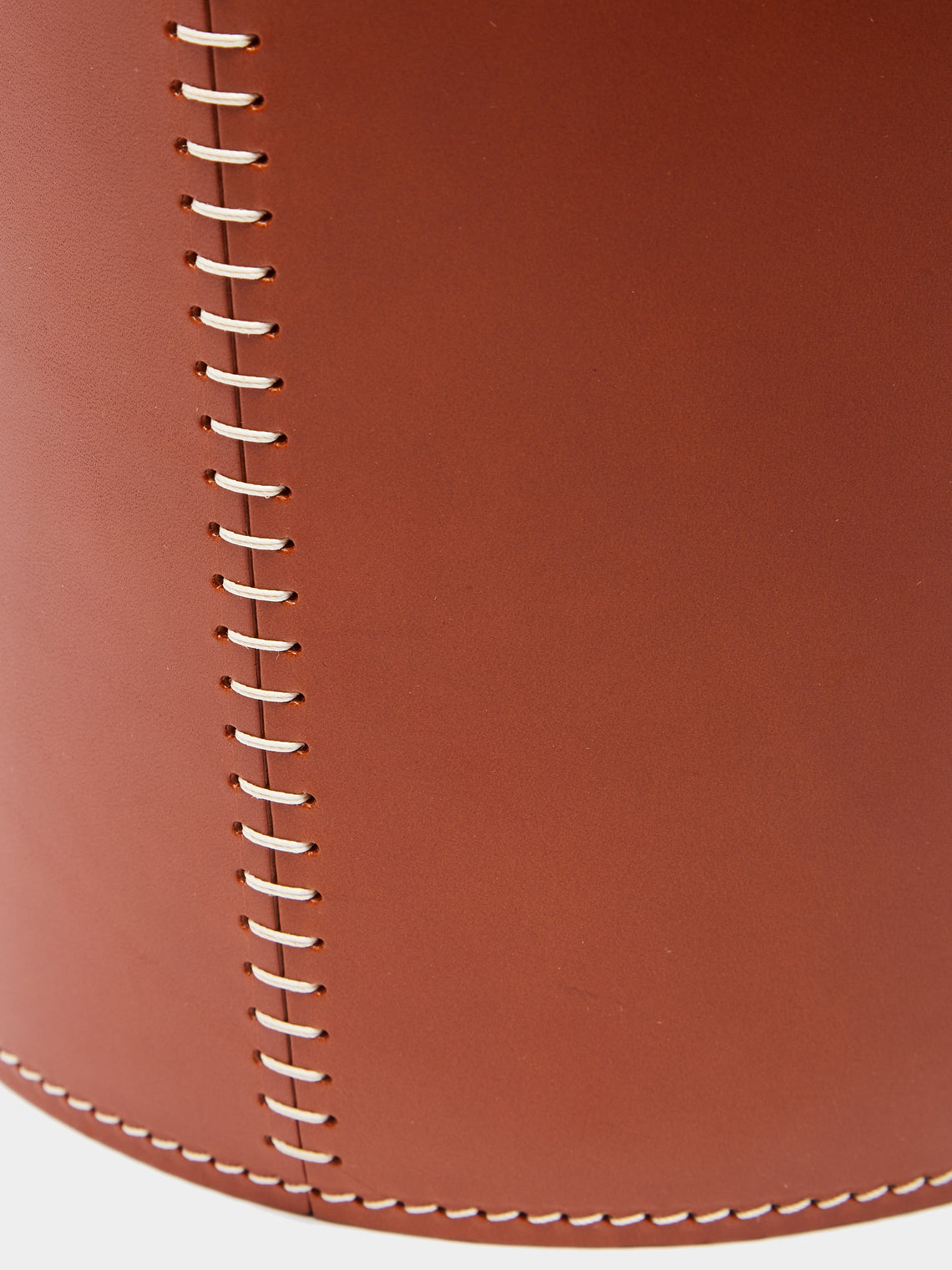 Otis Ingrams - Eyelet Leather Wastepaper Bin -  - ABASK