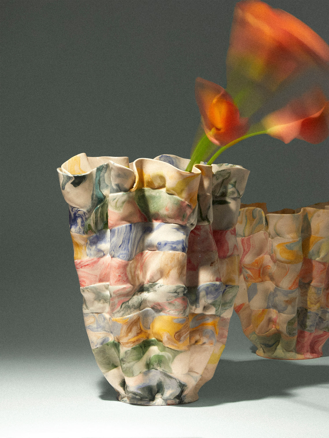 Luisa Maisel - Glossy Porcelain Vase (13.5in/35cm) - Multiple - ABASK
