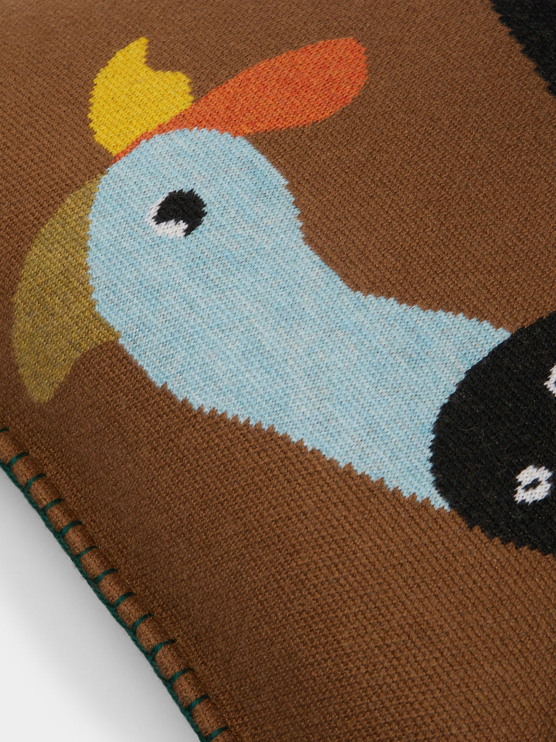 Loewe Home - Guinea Fowl Wool Cushion -  - ABASK