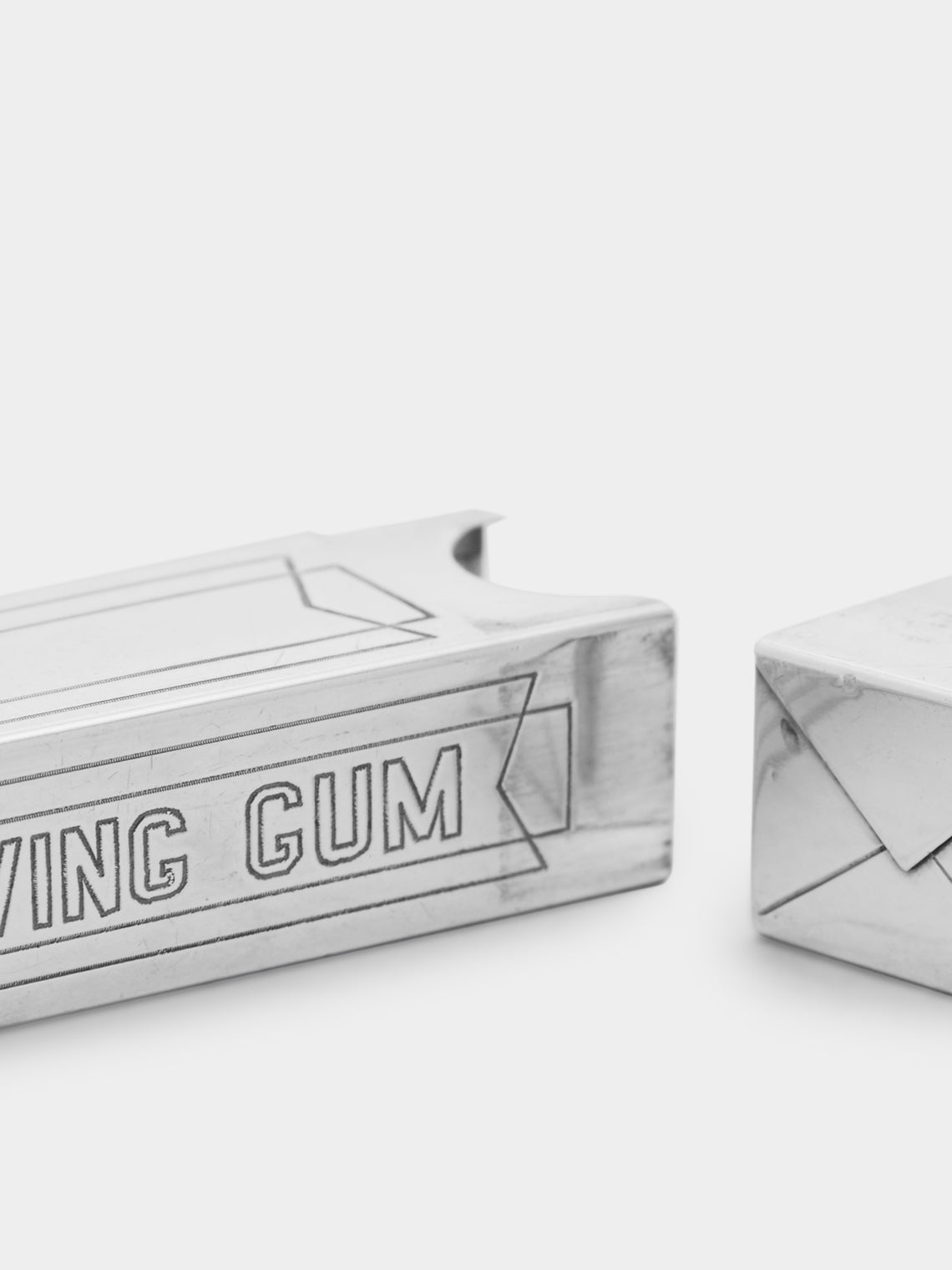 Antique and Vintage - Mid-Century Solid Silver Chewing Gum Holder -  - ABASK