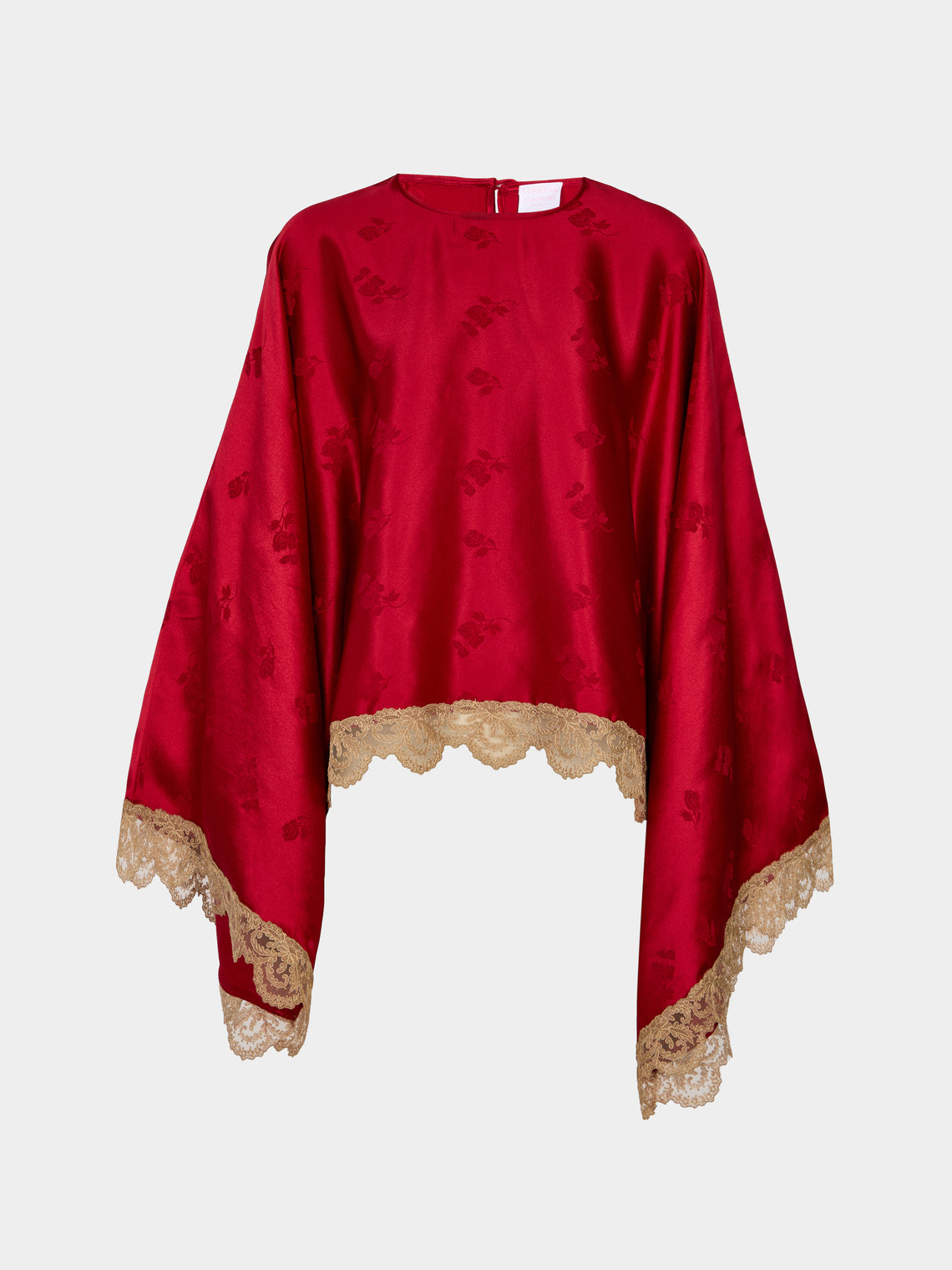 Loretta Caponi - Villa Silk Blouse | Size: L -  - ABASK - 
