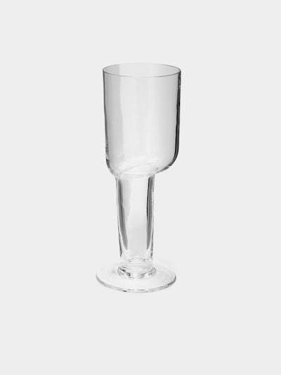 Carlo Moretti - Asymmetric Hand-Blown Murano Water Glass - ABASK