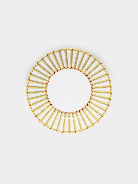 Pinto Paris - Vannerie Cottage Porcelain Dessert Plate -  - ABASK - 