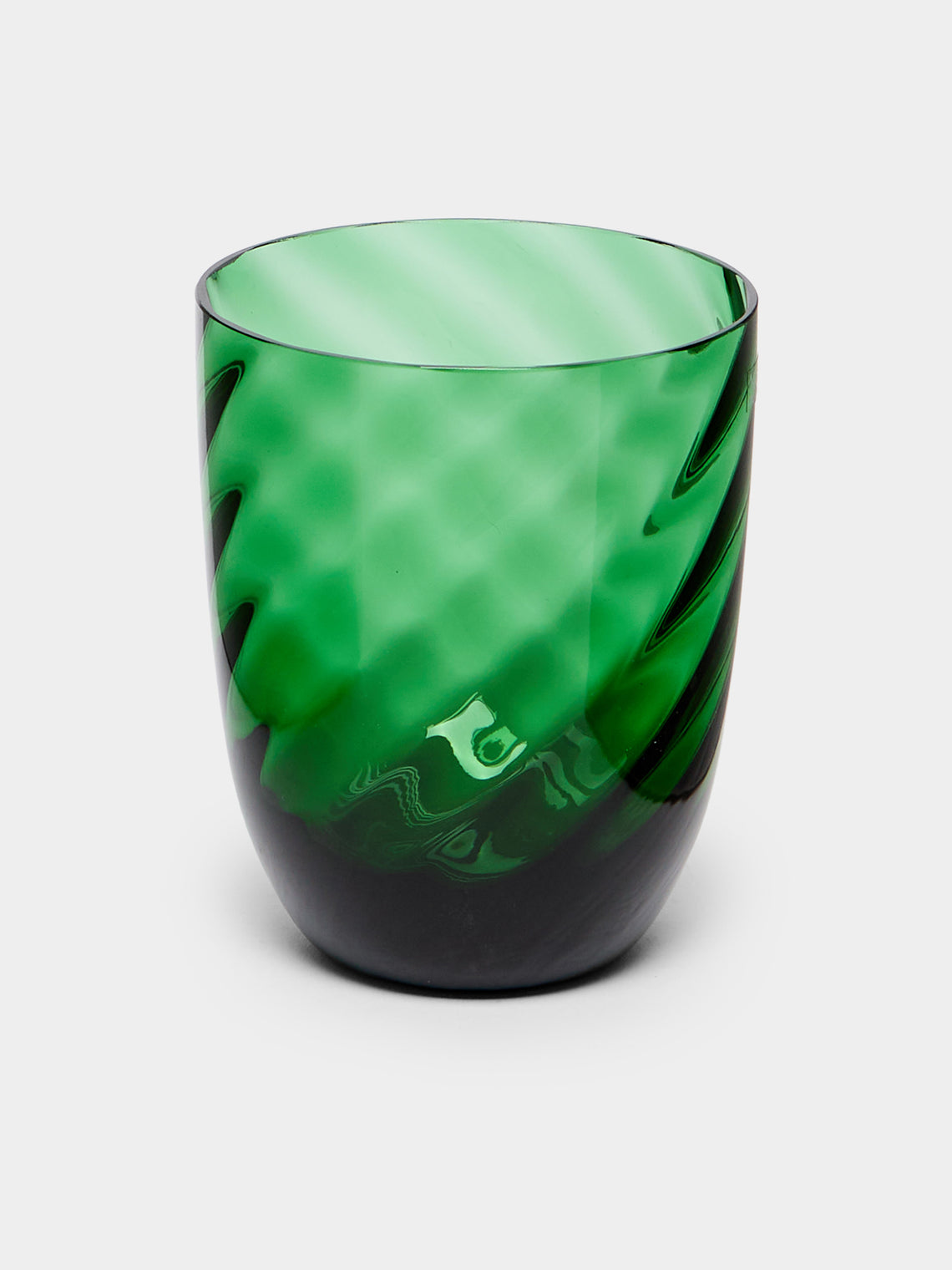 NasonMoretti - Idra Hand-Blown Murano Glass Tumblers (Set of 6) - Green - ABASK
