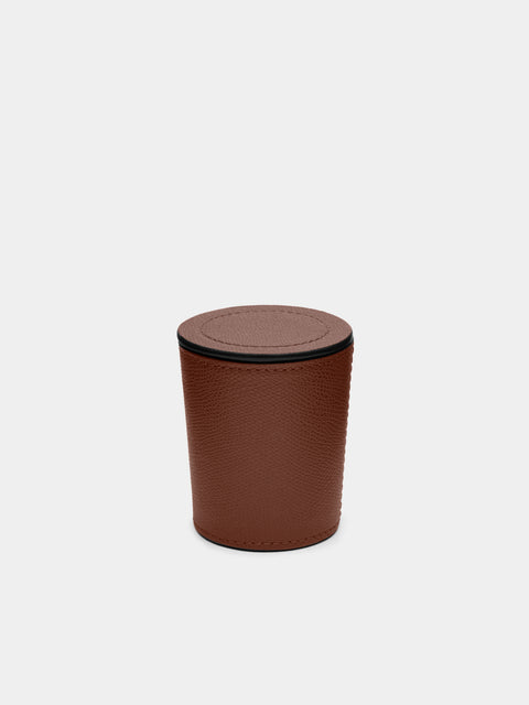 Giobagnara - Leather Dice Cup - Brown - ABASK - 
