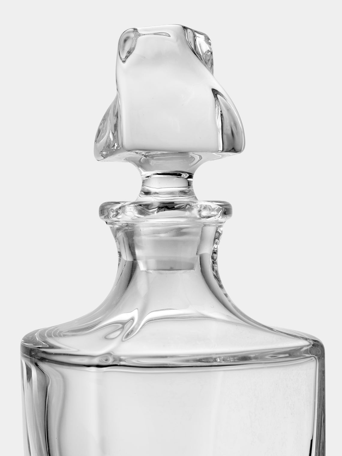 Antique and Vintage - Mid-Century Daum Crystal Carafe - Clear - ABASK