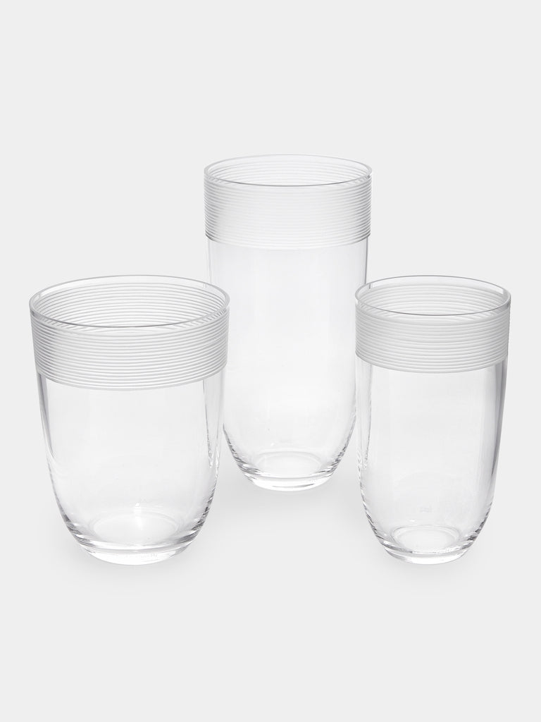 Carlo Moretti - Fili Molati Hand-Blown Murano Glass Collection - Clear - ABASK - 