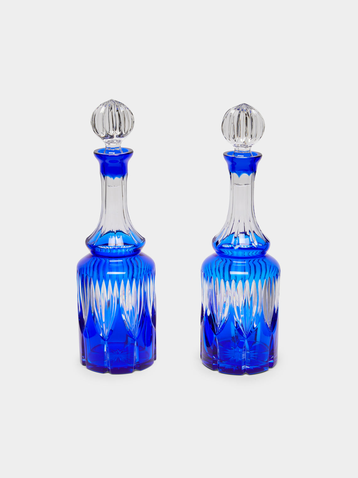 Antique and Vintage - 1950s Cut Crystal Decanters (Set of 2) -  - ABASK