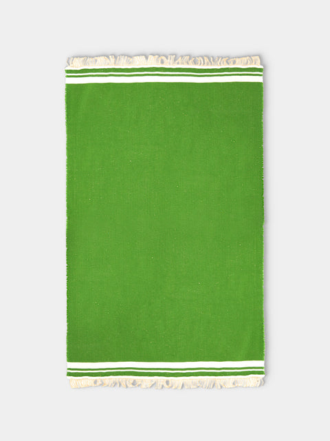 The House of Lyria - Boscaglia Hand-Dyed Wool Throw (73in/1.9m) - Green - ABASK - 