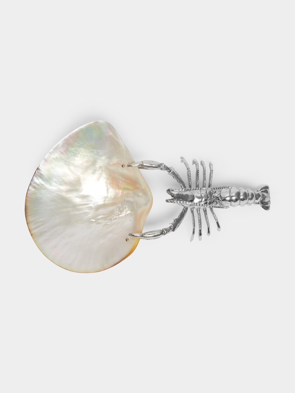 Objet Luxe - Silver-Plated and Mother-of-Pearl Caviar Dish -  - ABASK
