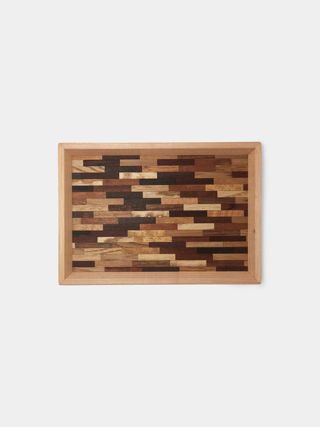 Mori Kougei - Poke Wood Tray (10.5in/26.5cm) - Multiple - ABASK - 