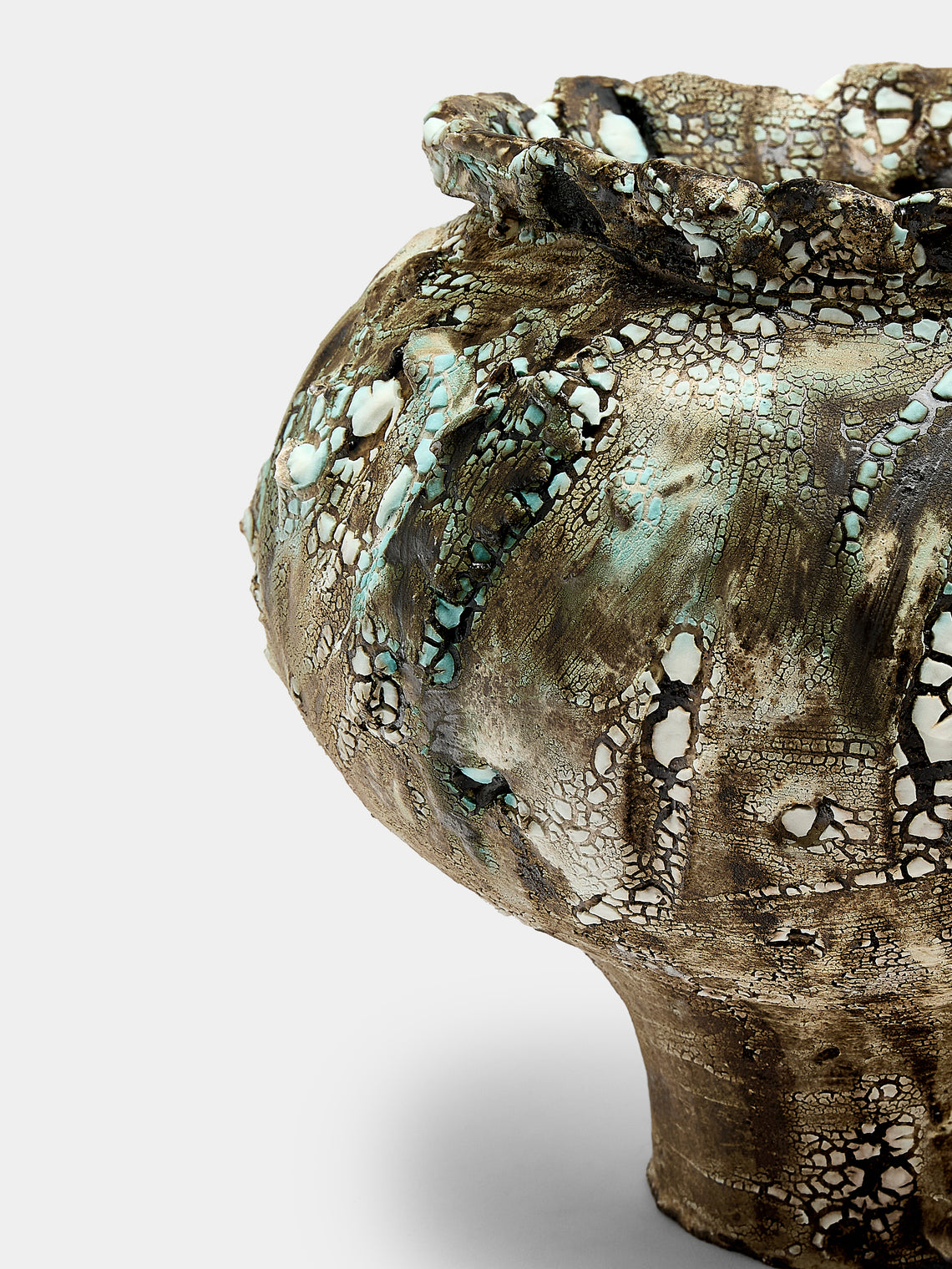 SWAY Ceramics - Poppy VI Stoneware Vase - Brown - ABASK