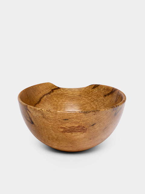 Thursday Furniture - Hand-Turned Oak Bowl - Brown - ABASK - 