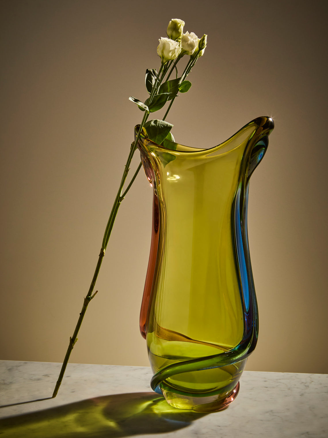 Vintage Montpellier - 20th-Century Daum Crystal Vase (17in/43cm) - Clear - ABASK