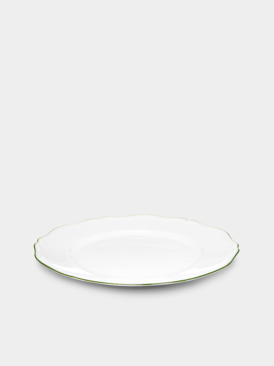 Raynaud - Touraine Hand-Painted Porcelain Dinner Plate - Green - ABASK