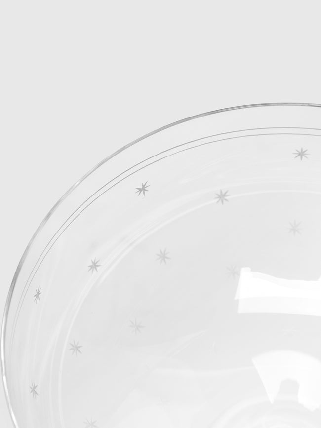 Lobmeyr - Rothschild Stars Hand-Engraved Crystal Champagne Coupe -  - ABASK