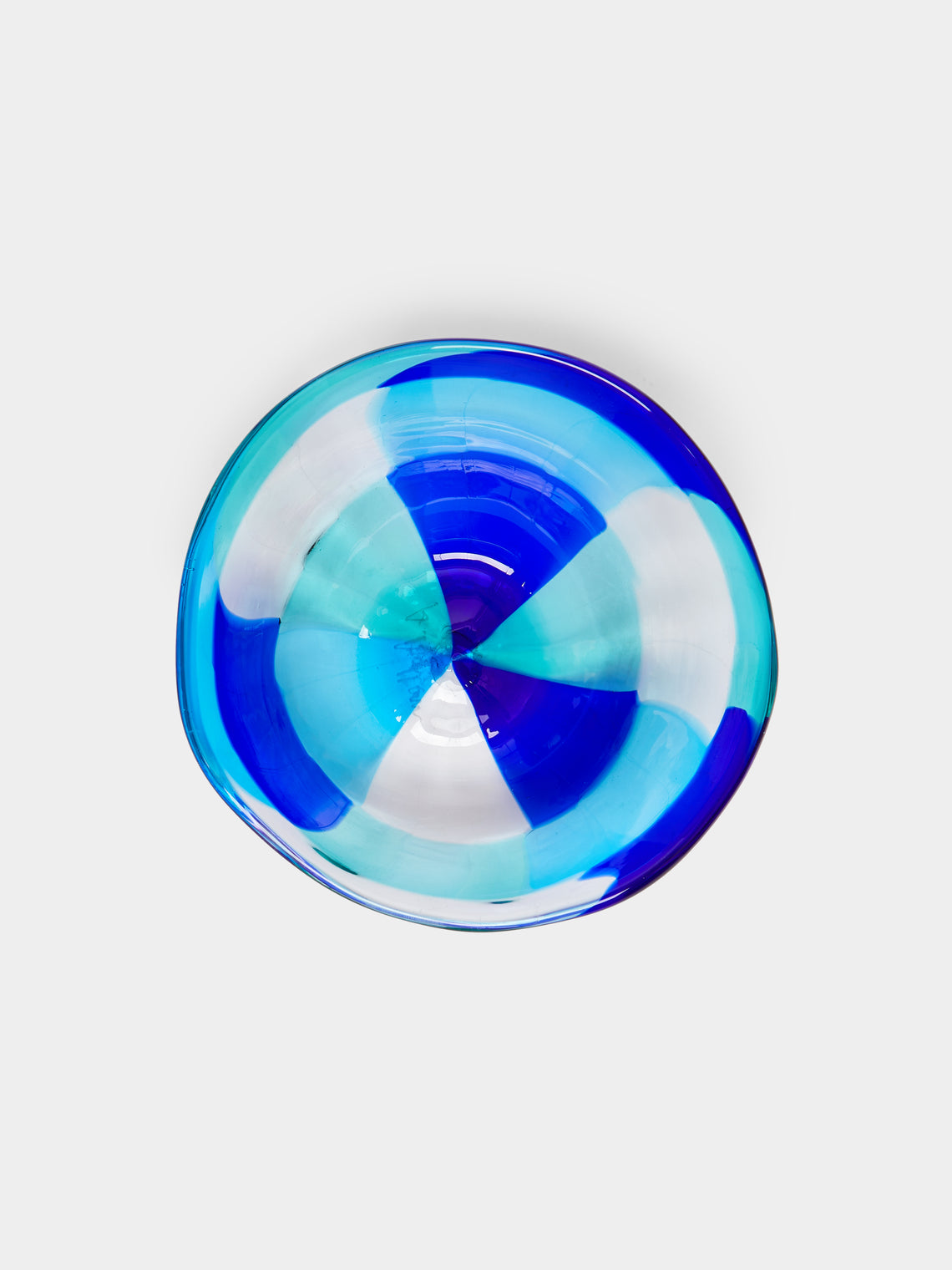 F&M Ballarin - Acquamarina Hand-Blown Murano Glass Bowls (Set of 2) -  - ABASK