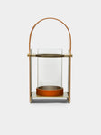 Rabitti 1969 - Lumen Glass and Leather Small Lantern -  - ABASK - 