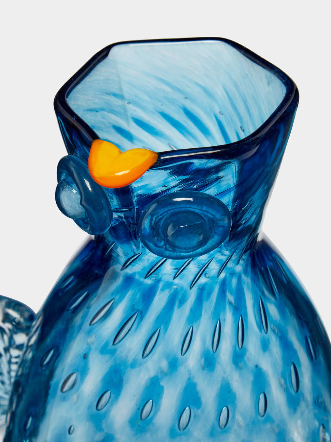Stewart Hearn - Owl Hand-Blown Glass Large Jug -  - ABASK