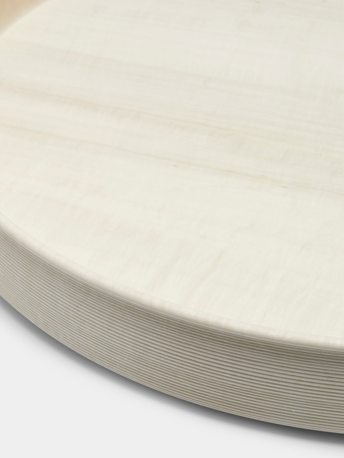 Abigail Castaneda - Wood Rolled-Edge Tray - Light Brown - ABASK