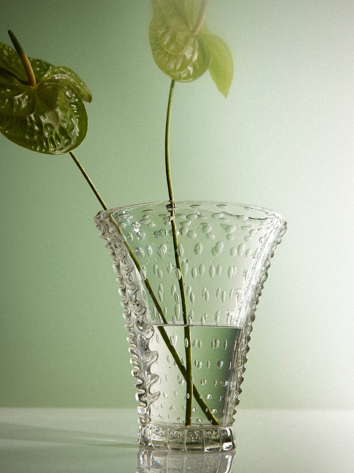 Antique and Vintage - 1950s Archimede Seguso Crystal Vase - Clear - ABASK