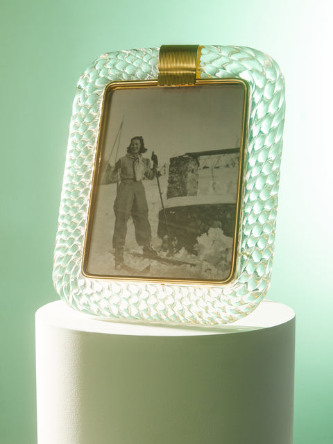 Antique and Vintage - 1960s Murano Glass Photo Frame -  - ABASK