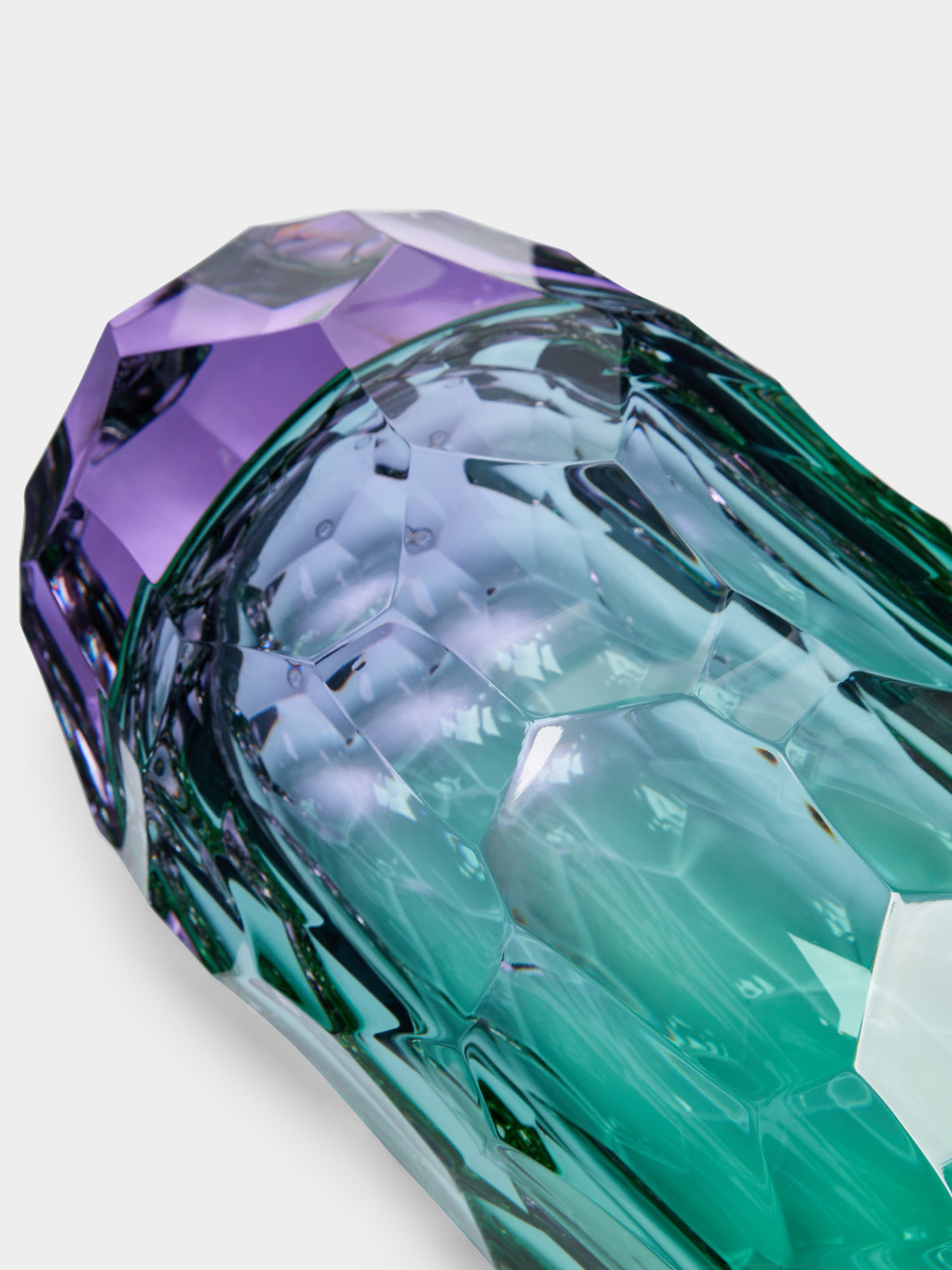 Moser - Stones Hand-Blown Crystal Tall Vase -  - ABASK