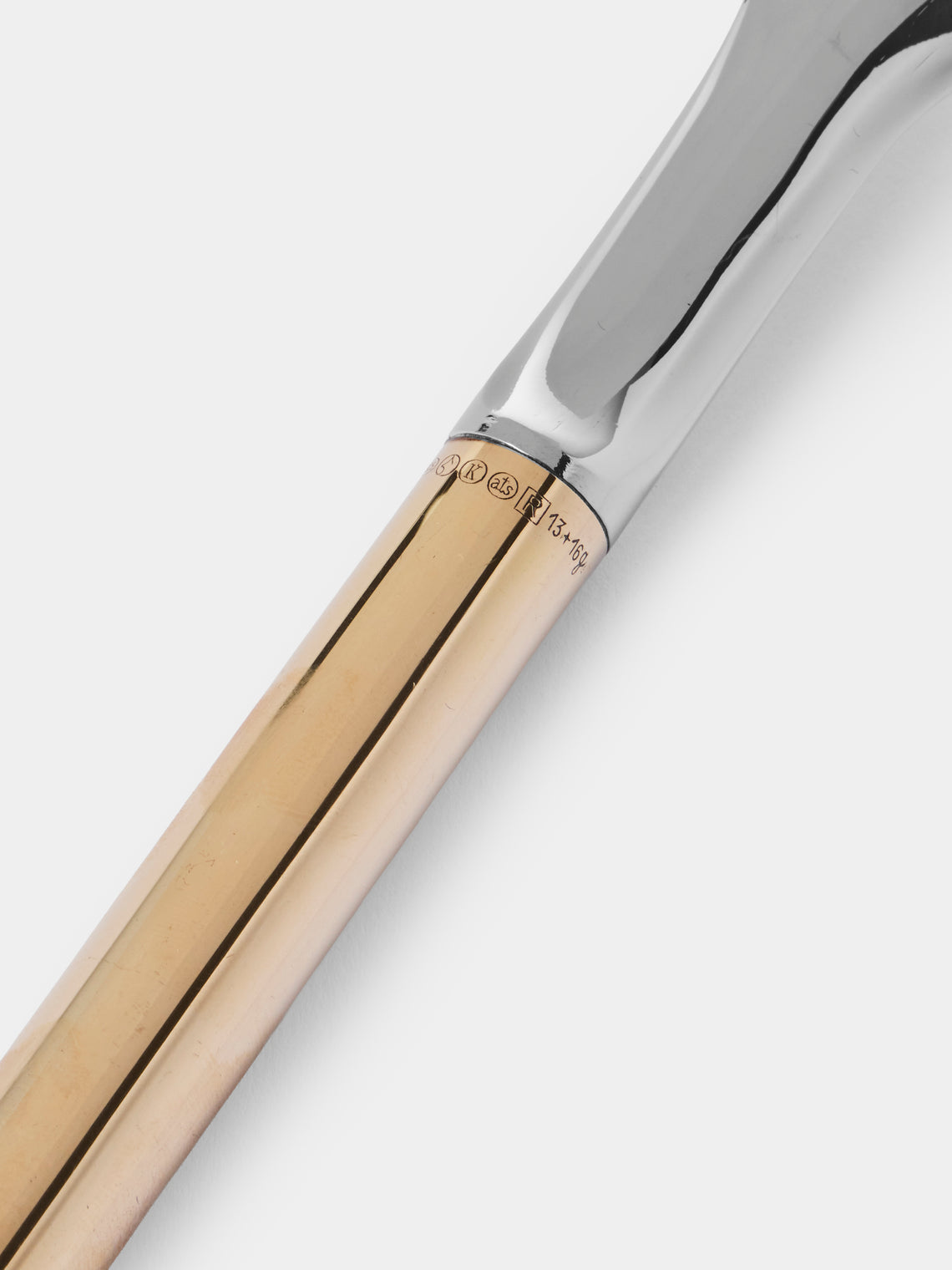 San Lorenzo - 1979 Afra and Tobia Scarpa Sterling Silver and Gold Serving Cutlery in Wooden Box (Set of 5) - Silver - ABASK