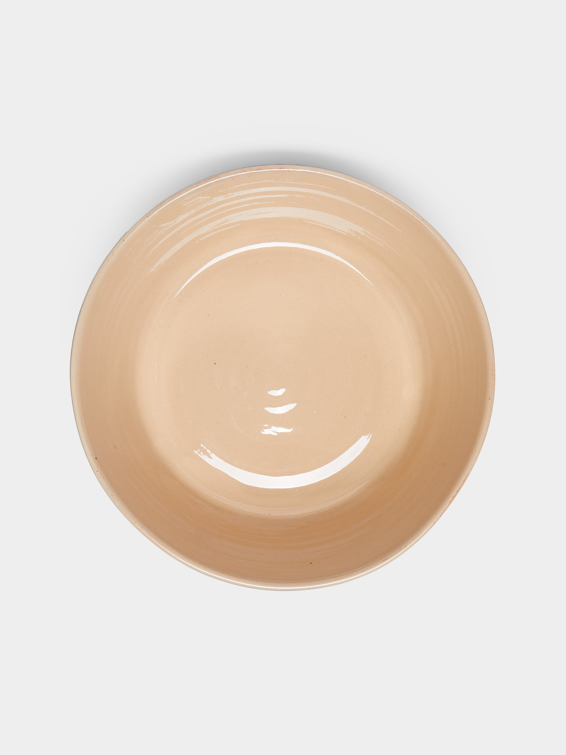 Poterie d’Évires - Flowers Hand-Painted Ceramic Handled Serving Bowl -  - ABASK