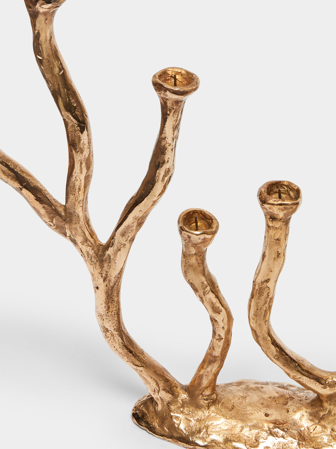 Osanna Visconti - Hand-Cast Bronze Menorah -  - ABASK